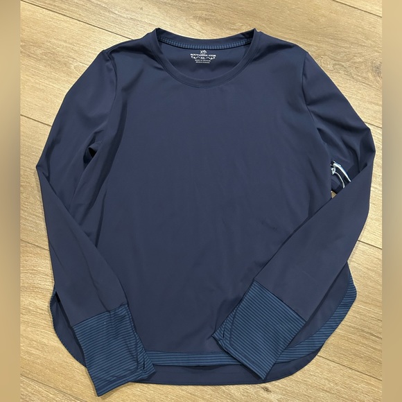 Southern Tide Demy Long Sleeve Performance Top Nautical Navy Size XL NWT - Picture 3 of 5